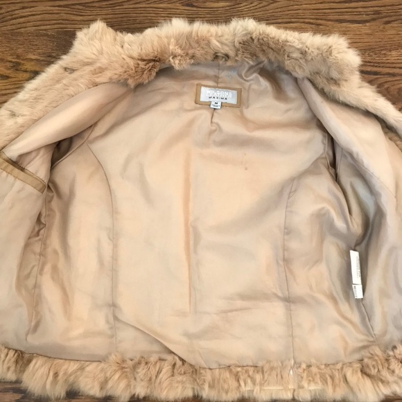 SOFT Genuine Fur TEDDY Coat w/ Pockets Long Sleeve - Picture 7 of 8